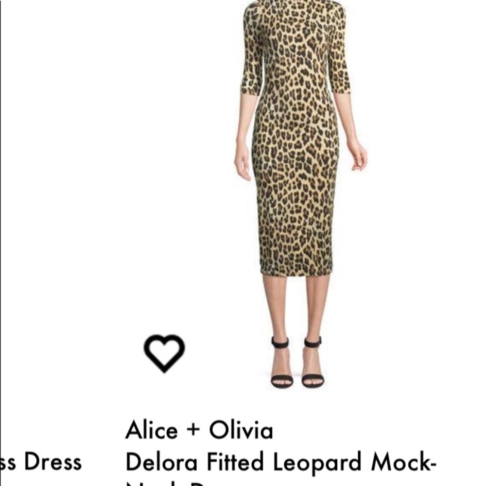 Alice and Olivia mock turtleneck dress